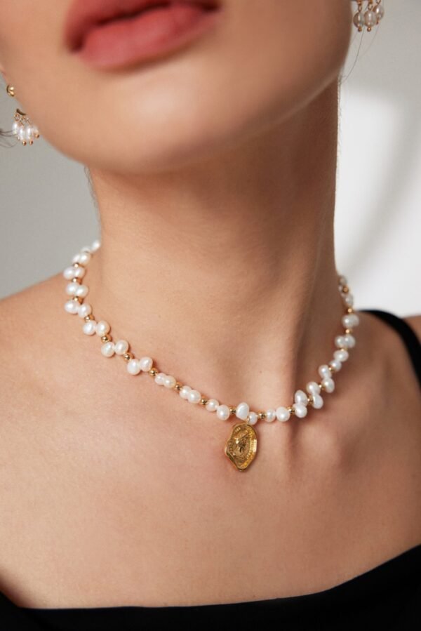 Queen brand natural pearl necklace - Image 8