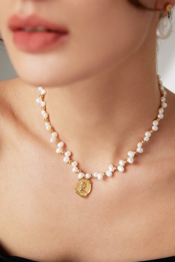 Queen brand natural pearl necklace - Image 6