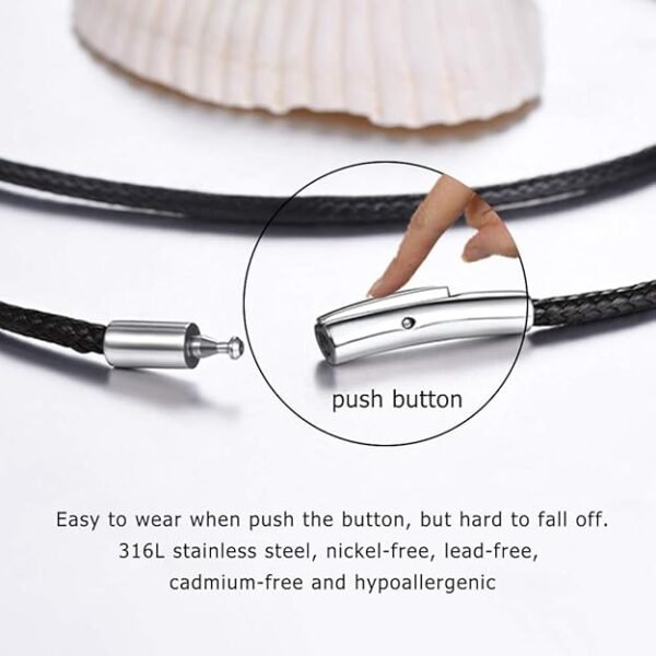 Mens Leather Necklace - Image 5