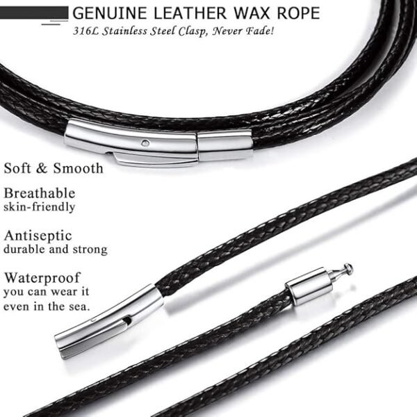 Mens Leather Necklace - Image 7