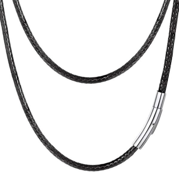 Mens Leather Necklace