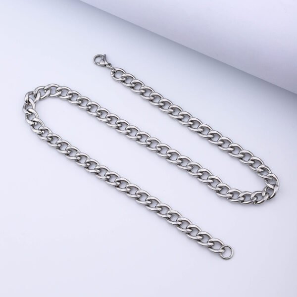 Men Sturdy Cuban Chain Necklace - Image 7