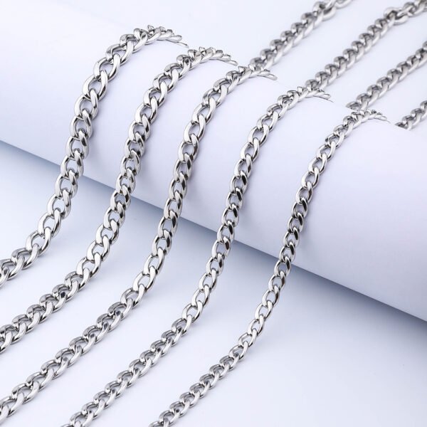 Men Sturdy Cuban Chain Necklace - Image 5